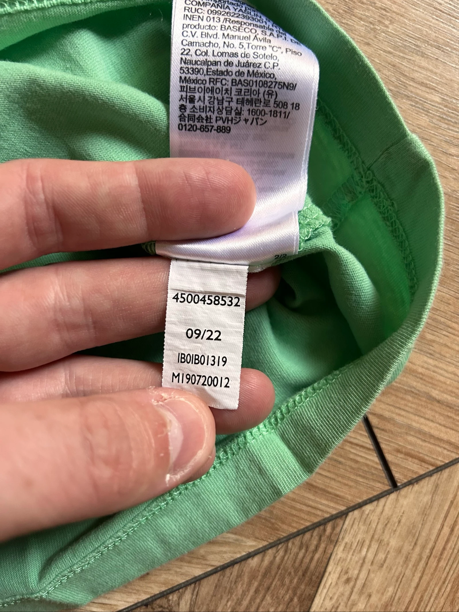Calvin Klein Jeans water green / mint t-shirt – Size 16 years (XS / S) – photo 10